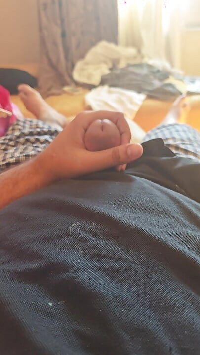 POV solo guy masturbating and torture himself till cum