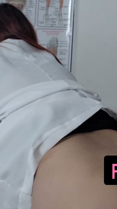 Nurse fucks patient in her office | Clip 1