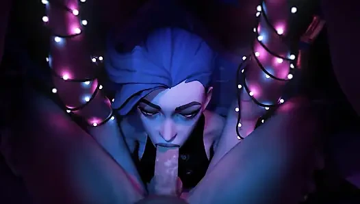 Cewek hot rambut biru ini dientot habis-habisan sampai dicrot di muka!