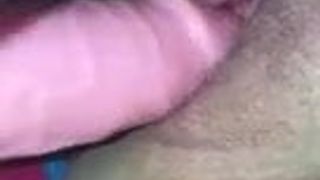 Wife cums with dildo