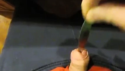 urethral sounding, knife