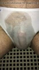 Pissing on panties