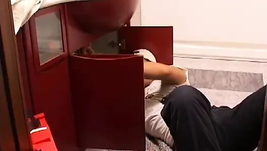 Cock riding thick BBW cougar loves to ride the younger plumbers big hard dick