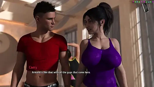 Bay Blackeyes'in birlikte hayatı - striptiz siyah jack, natürist kampta ilk gün 2