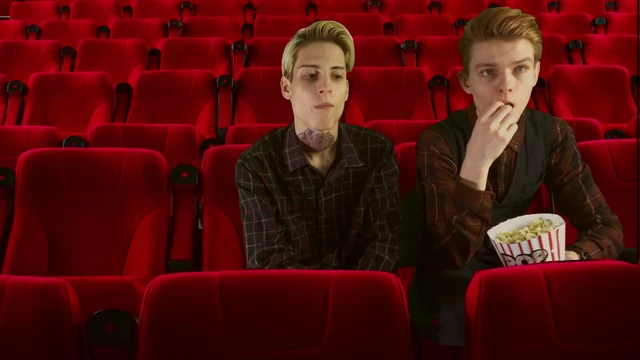 Cinema hall. Group Sex. 3some 2 tops 1 bottom