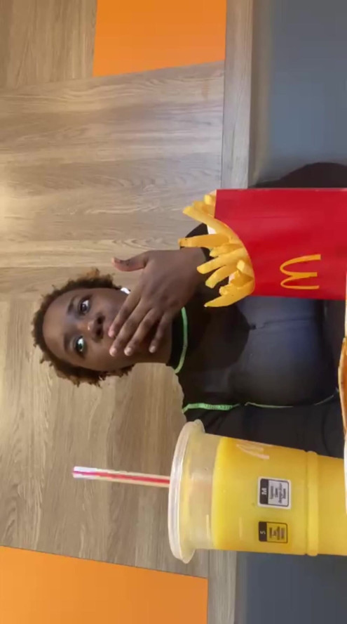 Public McDonald’s Mukbang | Clip 1