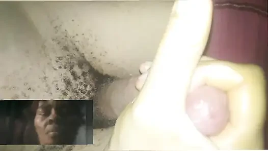 Masturbating on a video call