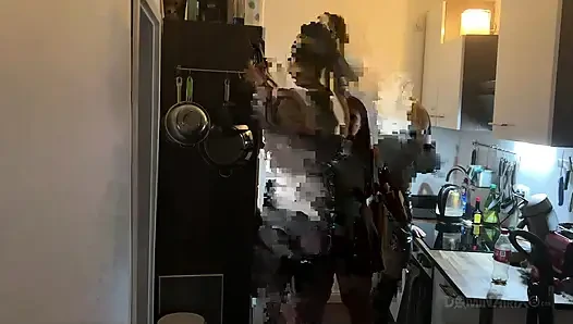 Kitchen Fisting Frenzy - Mature Sluts Stretched Wide Open
