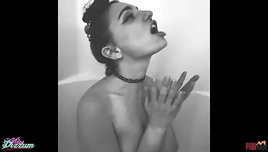 Photoshoot in Woods Creampied and Pissed on