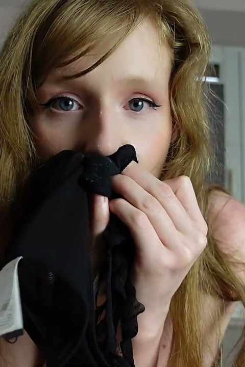 Panty Fetish with Sniffing and Dirty Talking