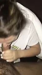 Young hot pawg sucking long hard bbc