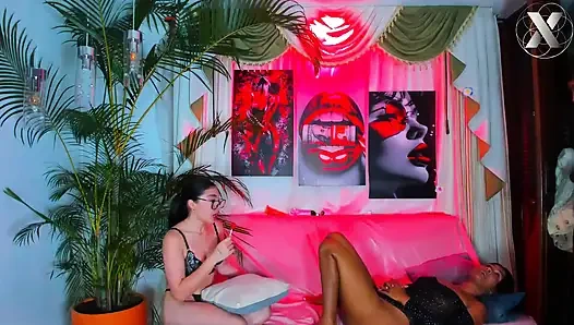 Pussy Licking in Position 69 with Lesbian Slut Looks