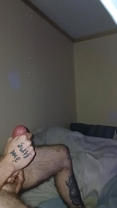 Stroking my 8inch cock waiting for someone to want to collab