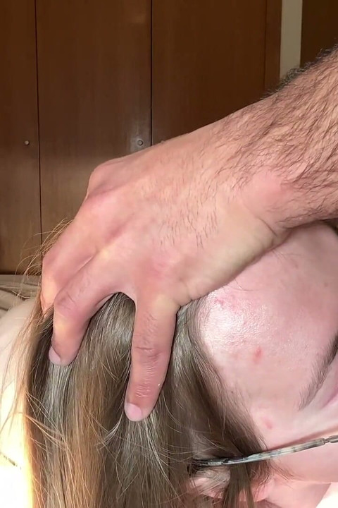 Falling Glasses Face Fuck with Stranger