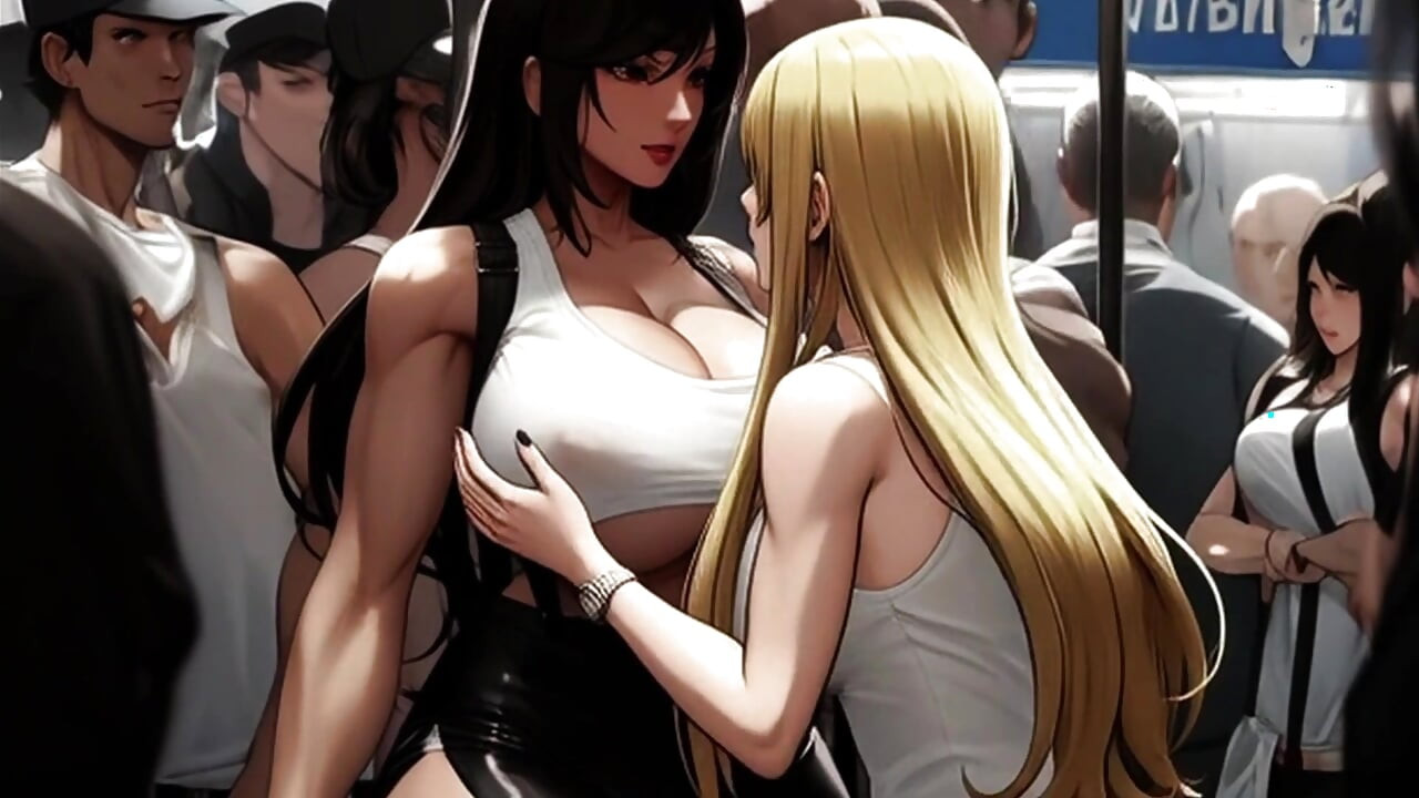 Tifa's Incredible Tits Get Noticed On The Midgar Train