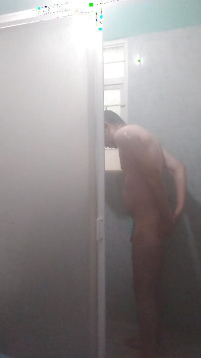 Showering so happy