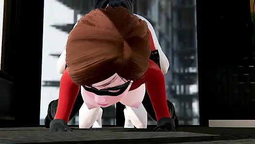 Elastigirl In My Office Wanting To Be Unfaithful - 3D Animation