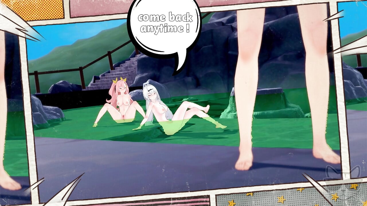 Aether lost in time 1 : Yixuan and Nicole (zenless zone zero) in hot spring !