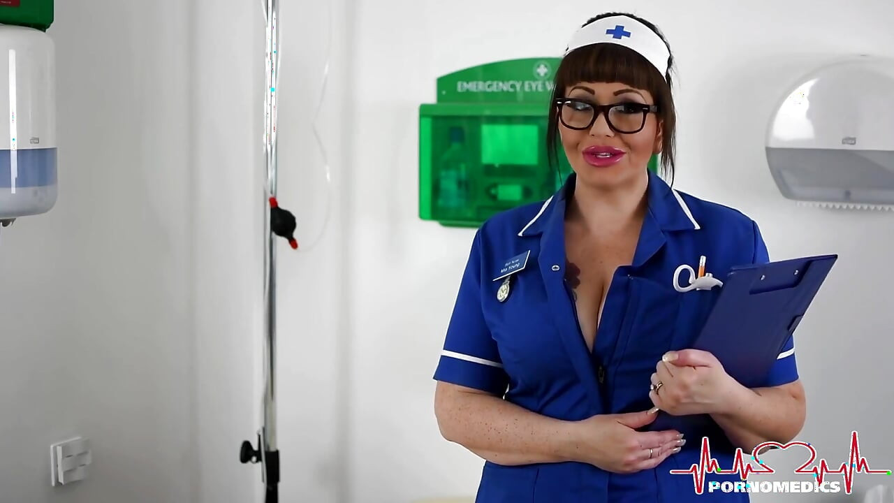 Proctology exam - anal loving nurse