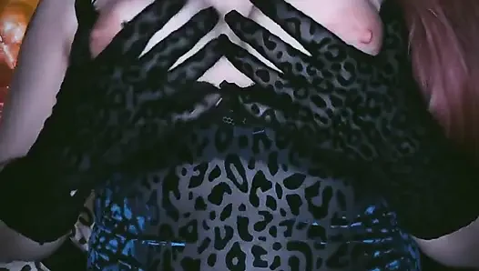 Gothic Slut Tongue Action