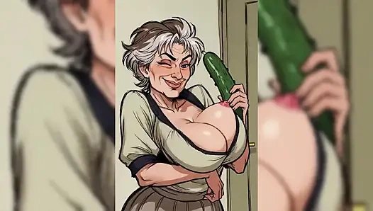 Ai cartoon-frauen mit dicken titten