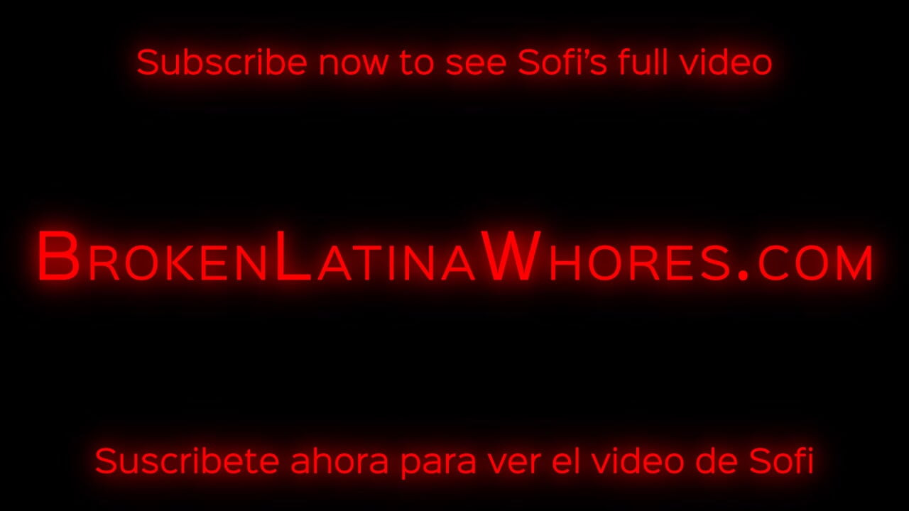 Thick Latina Sofi Didn't Like Getting Whipped