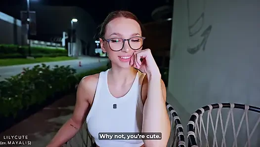 'Looks Like We Got Caught' - Fucked Her to Squirt on the First Date in a Public Toilet