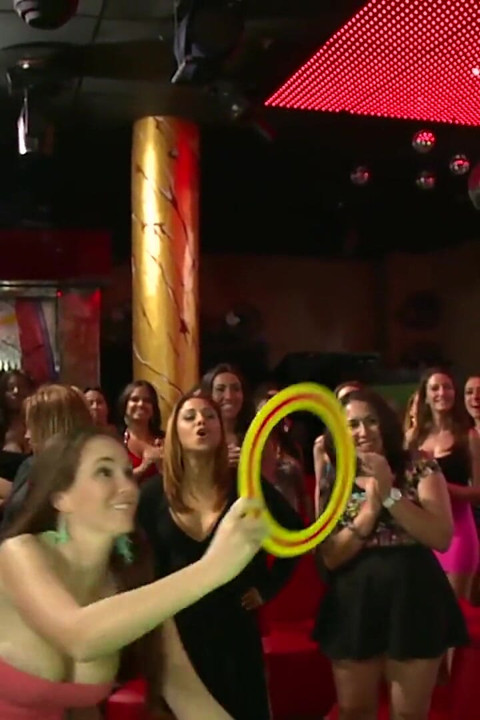 Dancing Bear - These Crazy Girls Are Having a Bachelorette Party and Who Better Than the Dancing Bear to Get Things Started