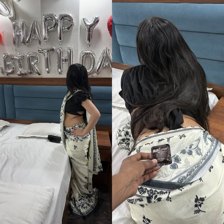 Bhabhi Ne Birthday per Dever Ko Surprise Diya or Apni Chut Di Gift Mein