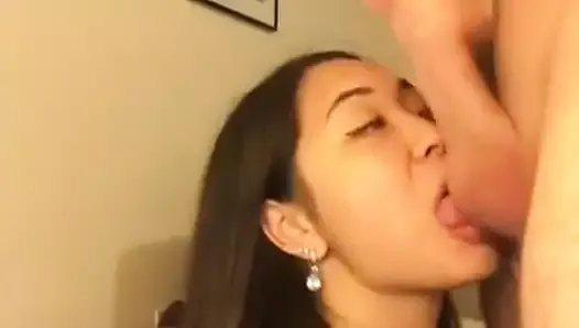 Asian blowjob facial 14