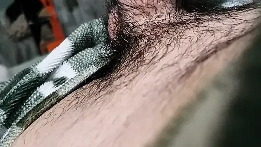He masturbates now what's at home