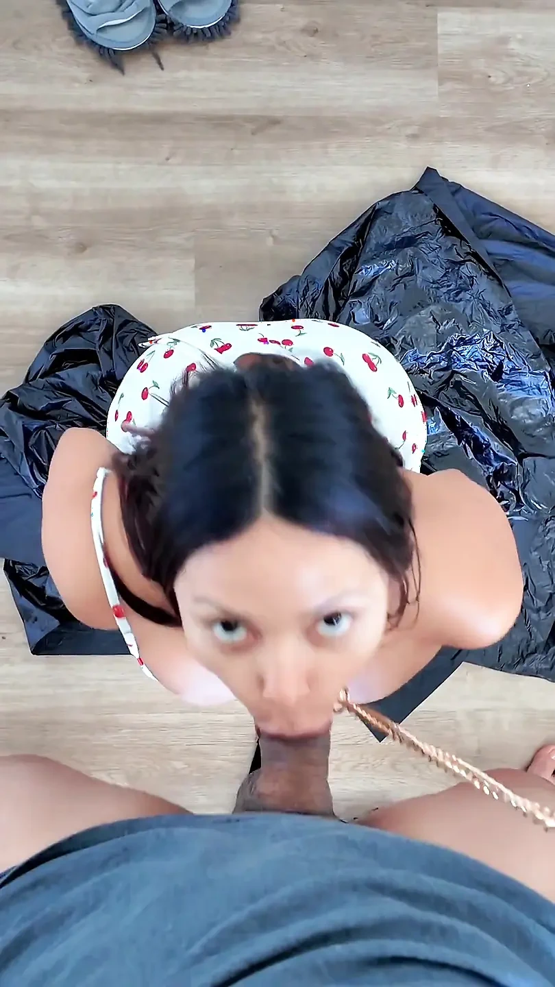 Curvy Submissive Latina Does as Master Says – POV Footjob