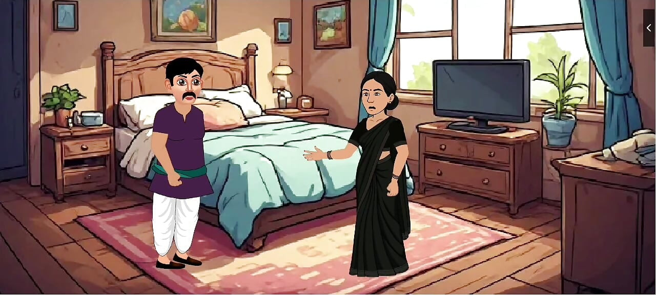 Cheating housewife with her bestfriend and her husband
