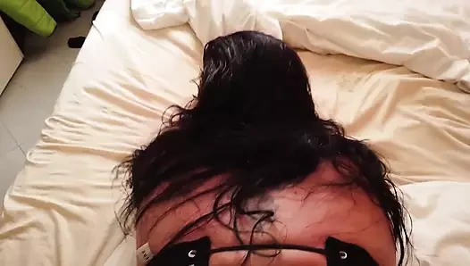 Chubby Black Haired Babe Gets Fucked POV Missionary, Reverse Cowgirl and Anal and Then Receives Cumshot