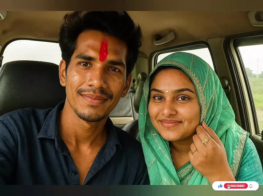 New married Car Indoor Desi indian Super Hot  beautiful girl by -Snapchat143