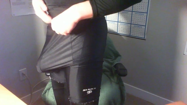Fat cock in spandex