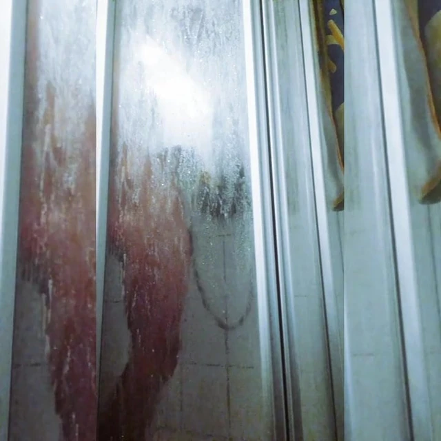 German guy in the shower