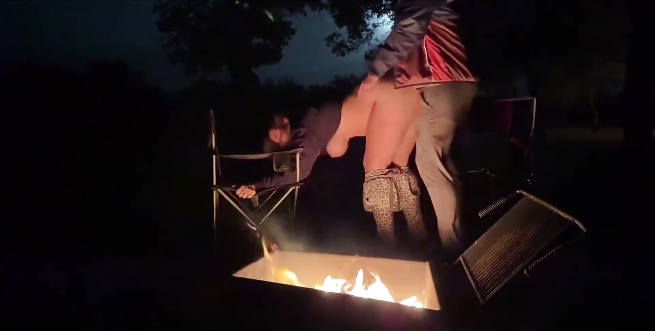 Using My Pussy at the Camp! Trying to Get Caught!