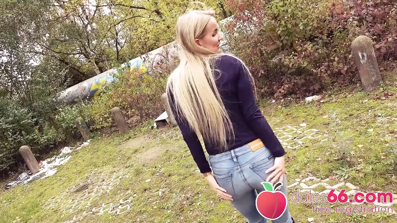 Hot Tania Swank with fuck-me boots banged outdoors! (English)