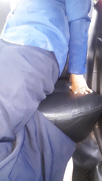 Crossdressing Wearing Woman Bca Bank Uniform