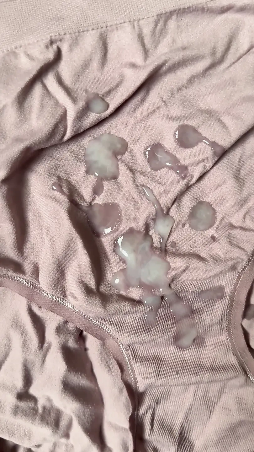Cum on Wife’s Panties 8