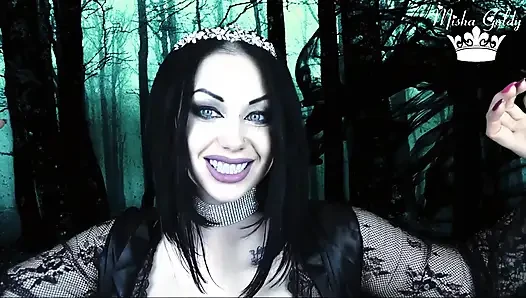 The Princess of darkness will eat you piece by piece