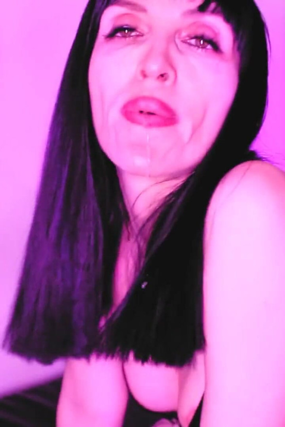 Brunette blowjob fuck mouth pussy gonzo fetish Milf Eva Latex suck big dick hot mature