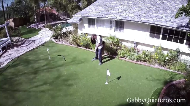 Busty Gabby Quinteros Fucked By Her Horny Golf Instructor!