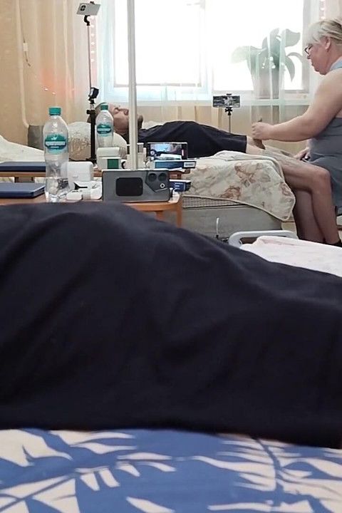 Blowjob and Dick Jerking From Mother-in-law