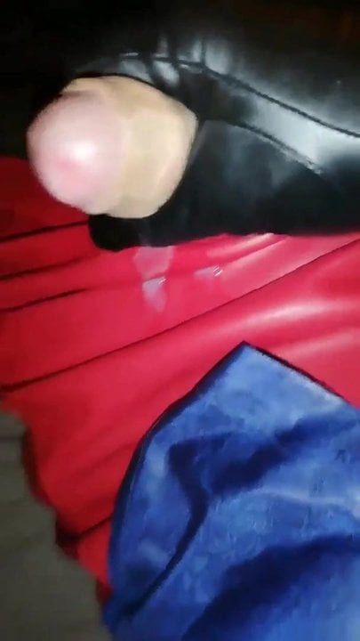 Cum on leather