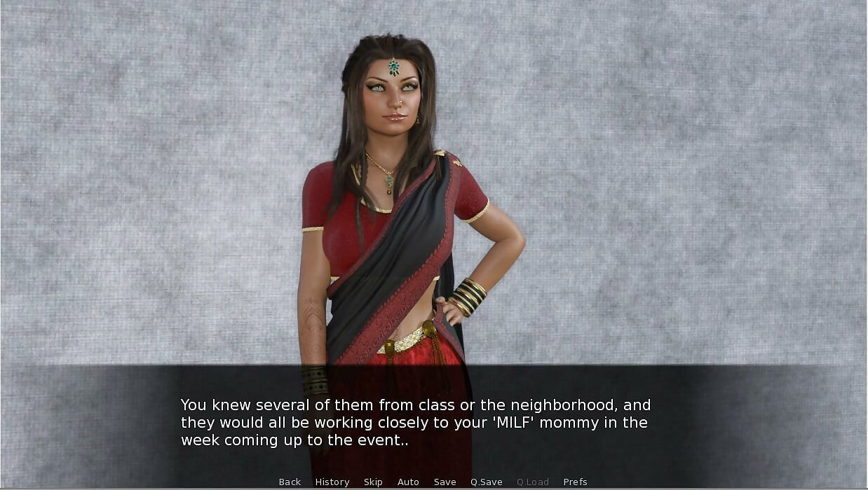 Desi MILF Seduction - Gameplay - Roleplay - Saree Wearing Stepmom Fucked by Stepson Bully