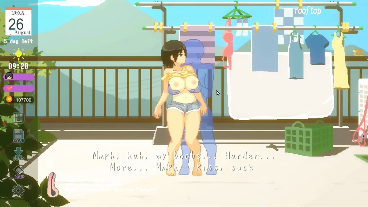 Hentai game - heiße vollbusige frau sex