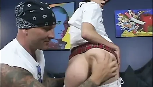 Sexy student loves in ass