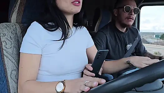 I picked up an UBER Client without a bra